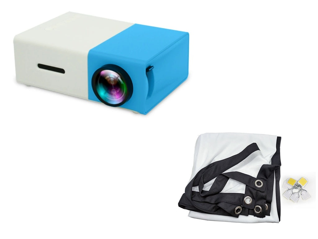 HD 1080P Mini Projector Portable Home Cinema